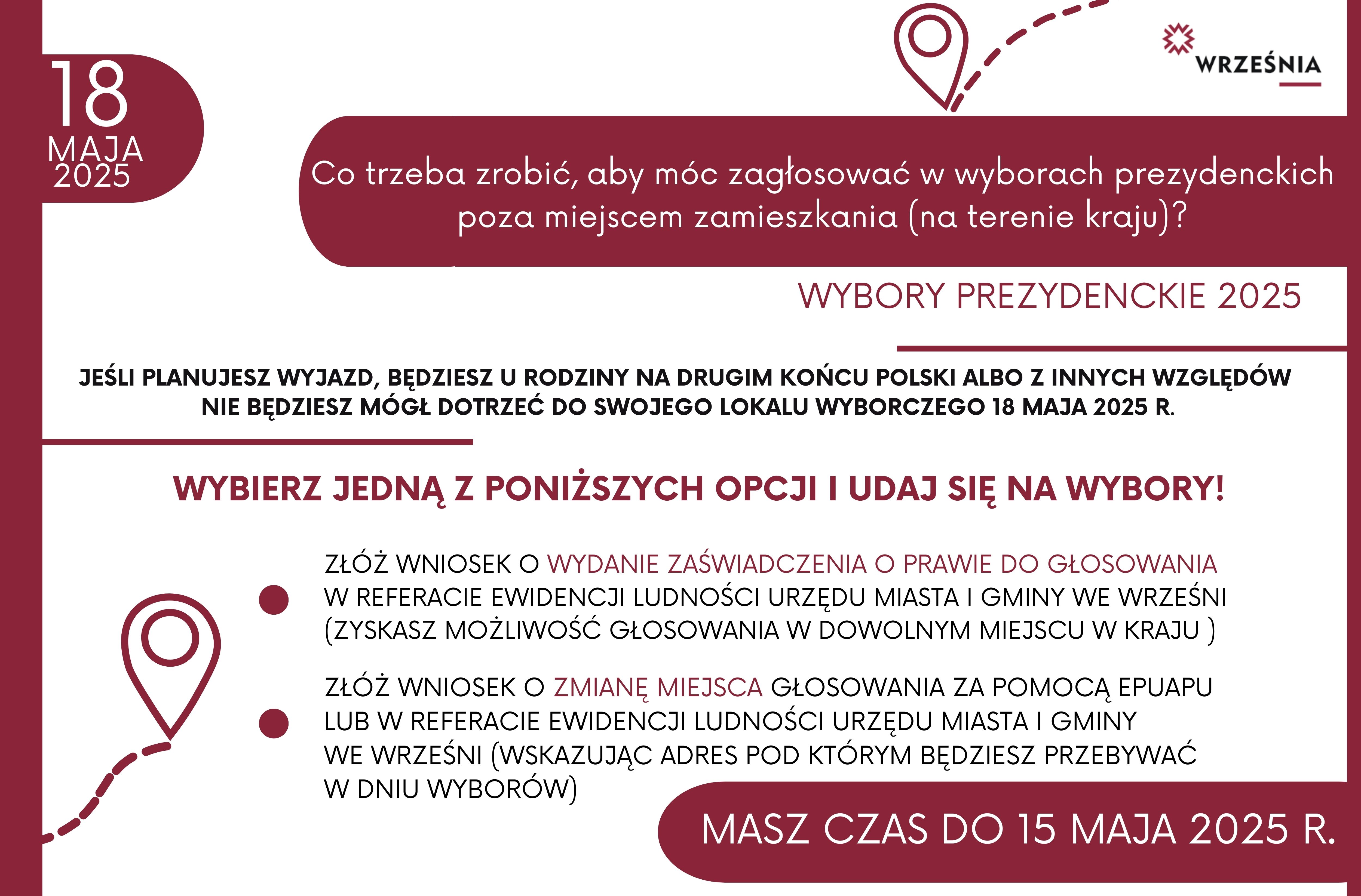 Głosowanie poza miejscem zamieszkania